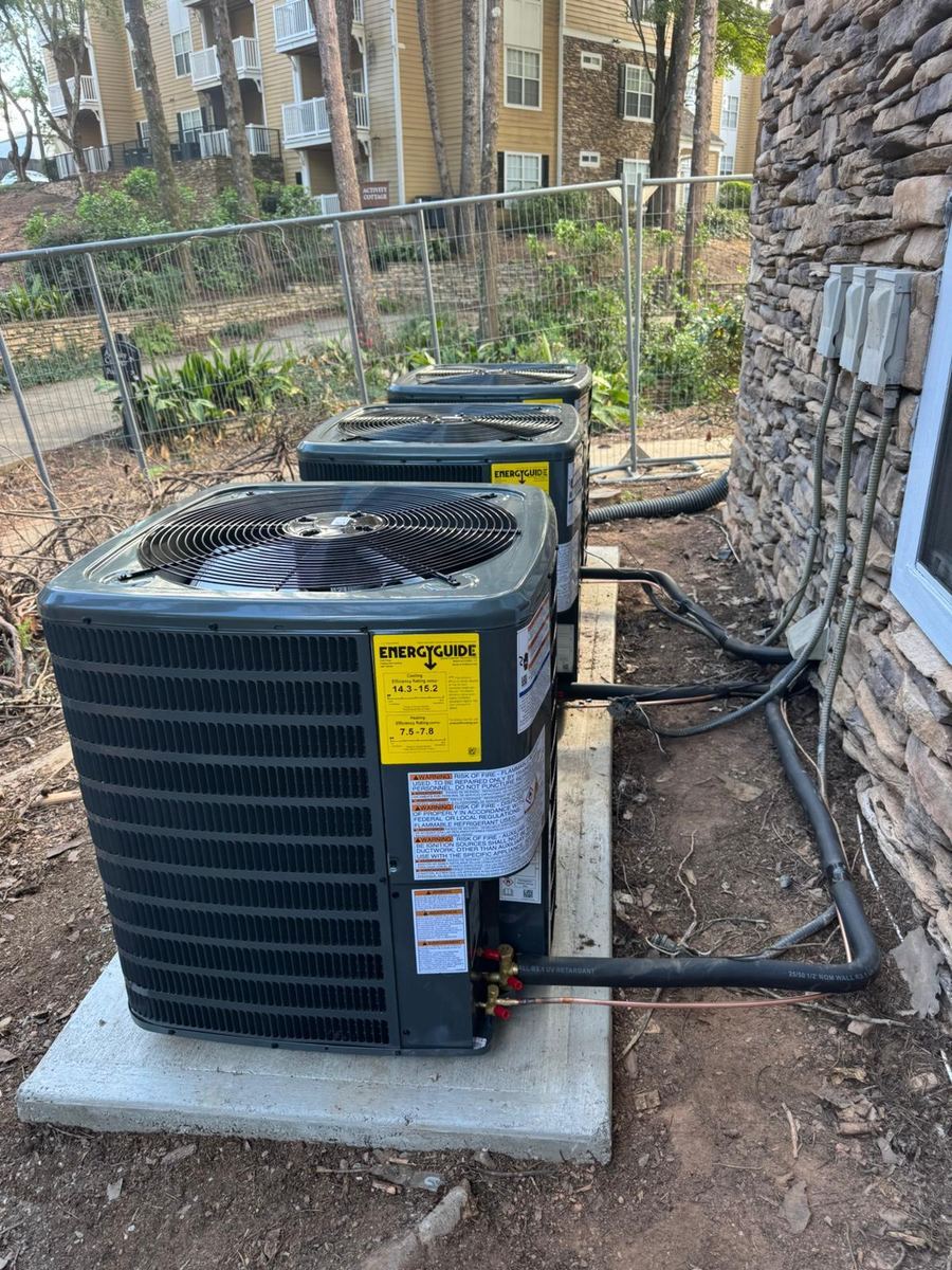 Outdoor AC Unit Install