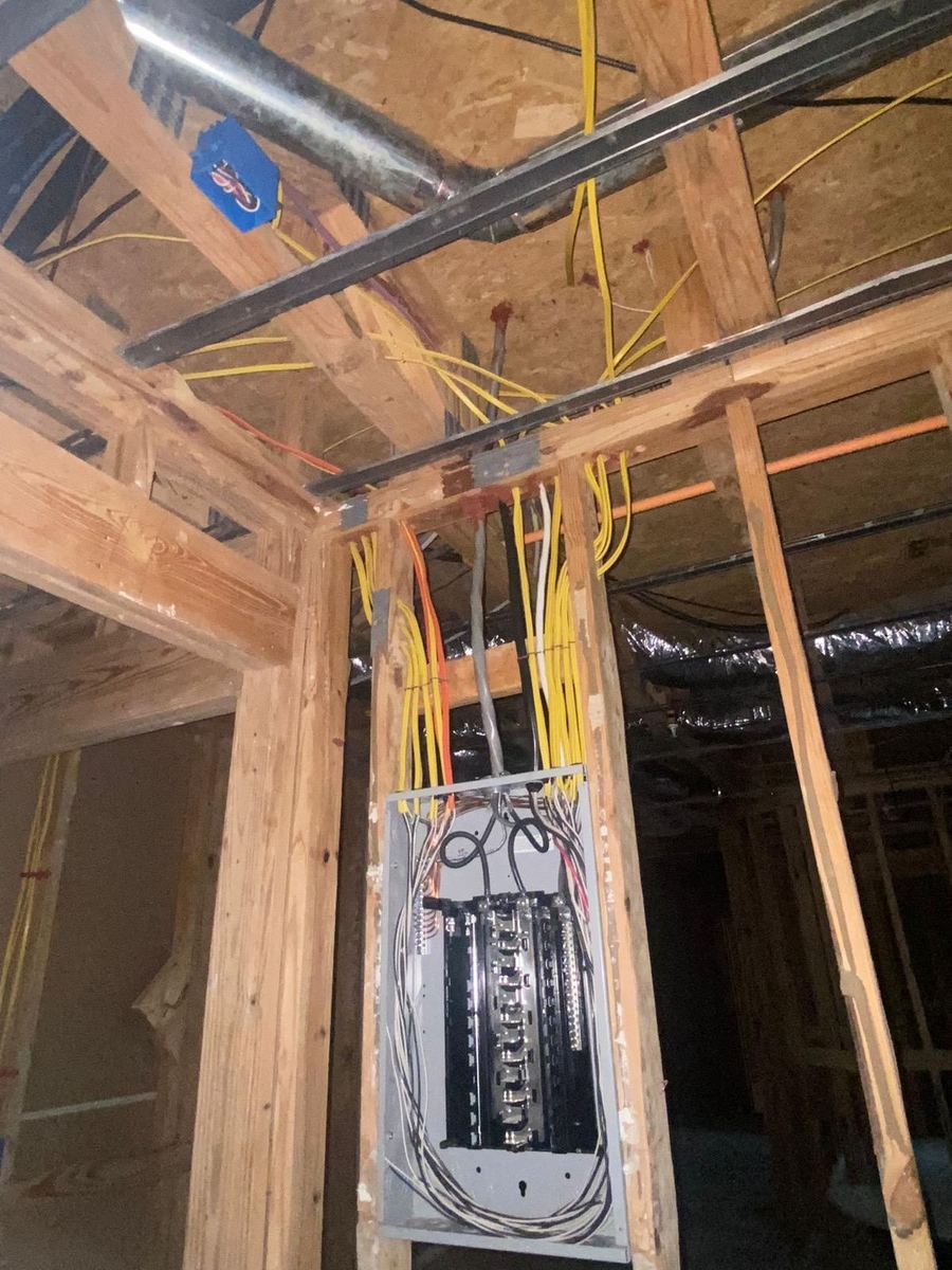 Ceiling Electrical Work
